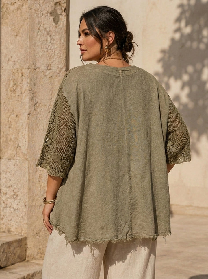 “KIM”  Premium Mesh Tunic / Top