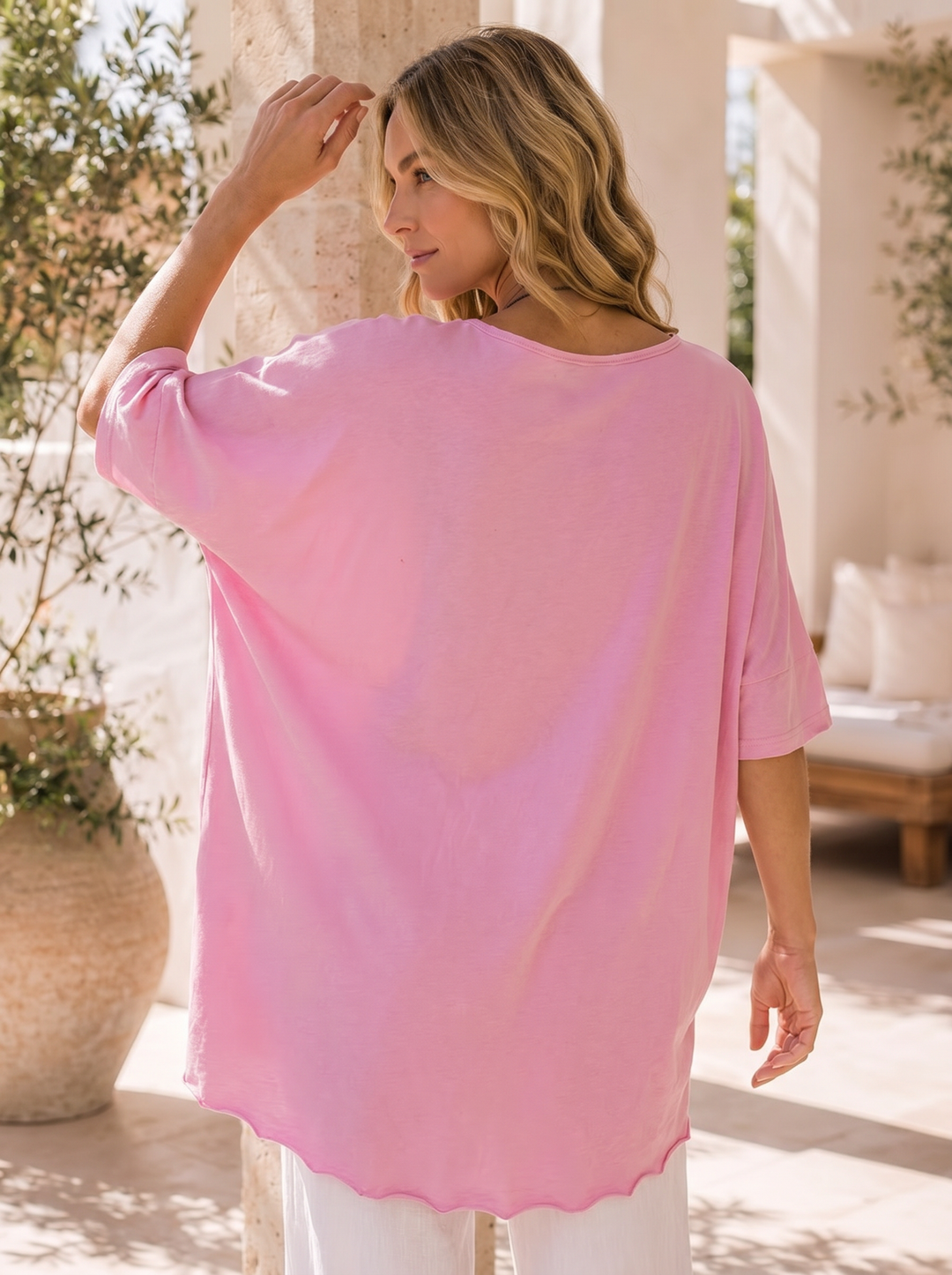 “GINNY” Essential Relaxed Fit Tunic/Top