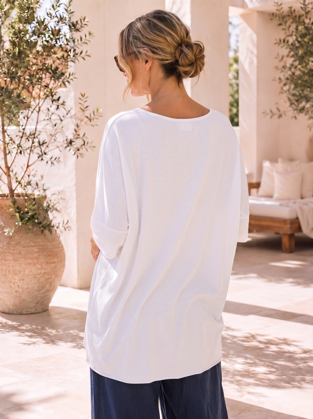 “GINNY” Essential Relaxed Fit Tunic/Top