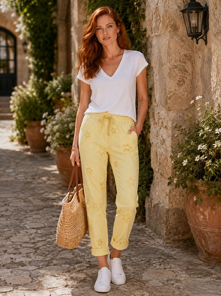“LEMON CRUSH” Trouser star