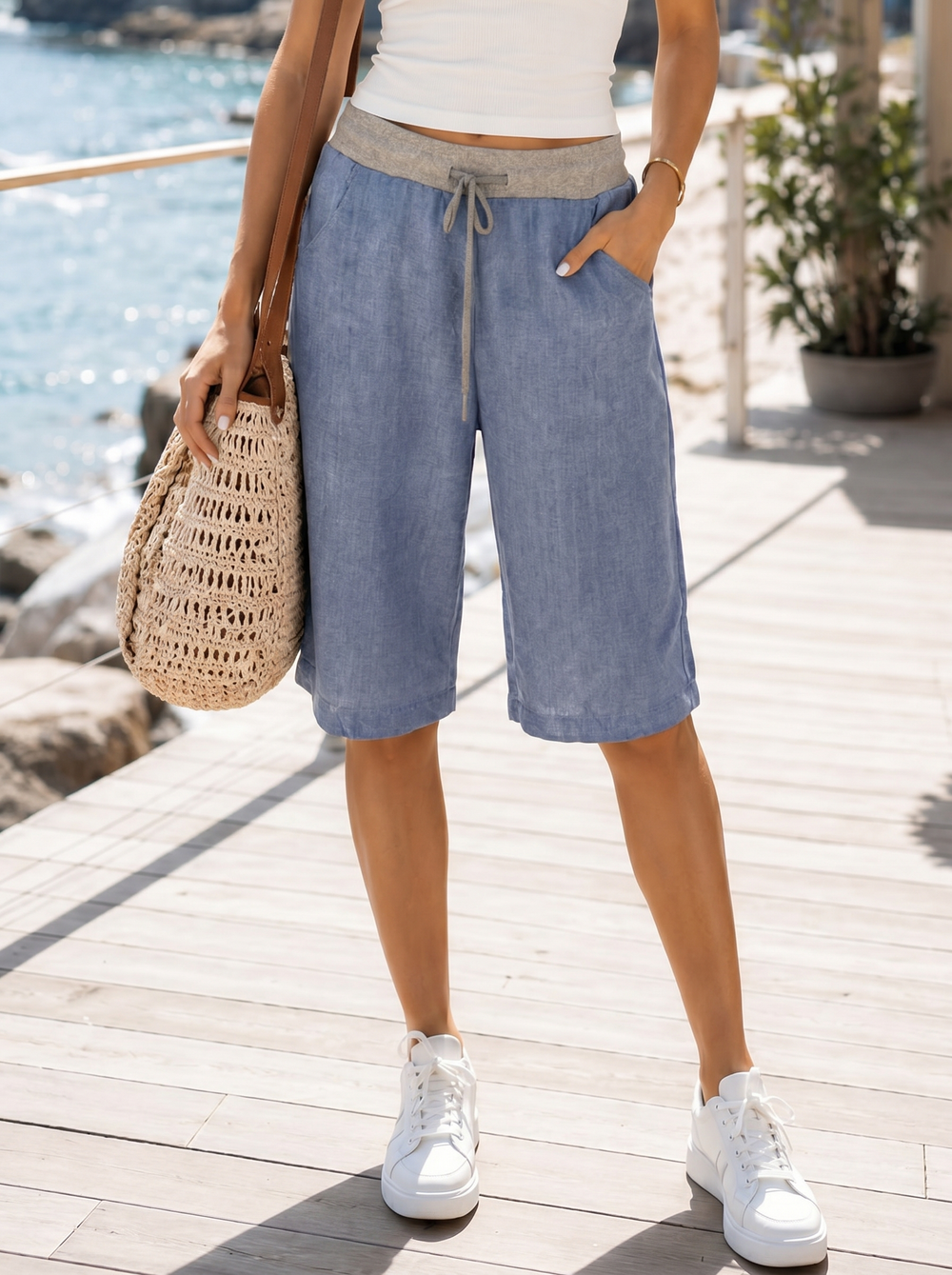 “RIO” Magic Shorts light denim