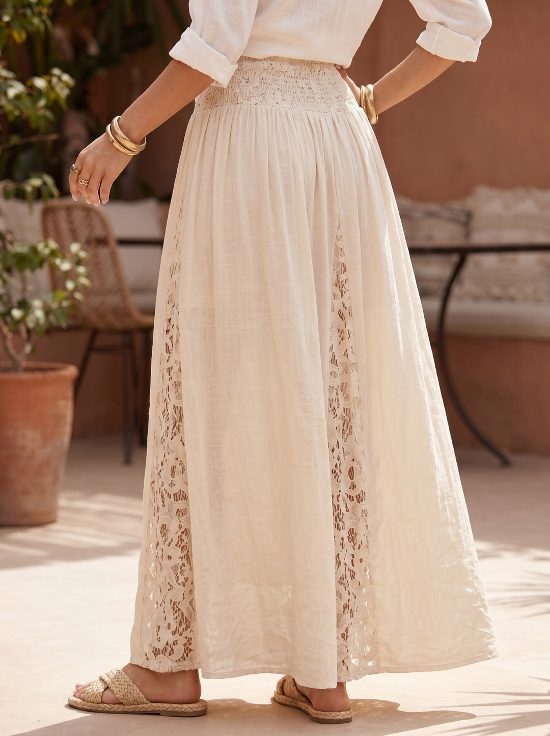 “STACEY” Premium Lace Maxi Skirt