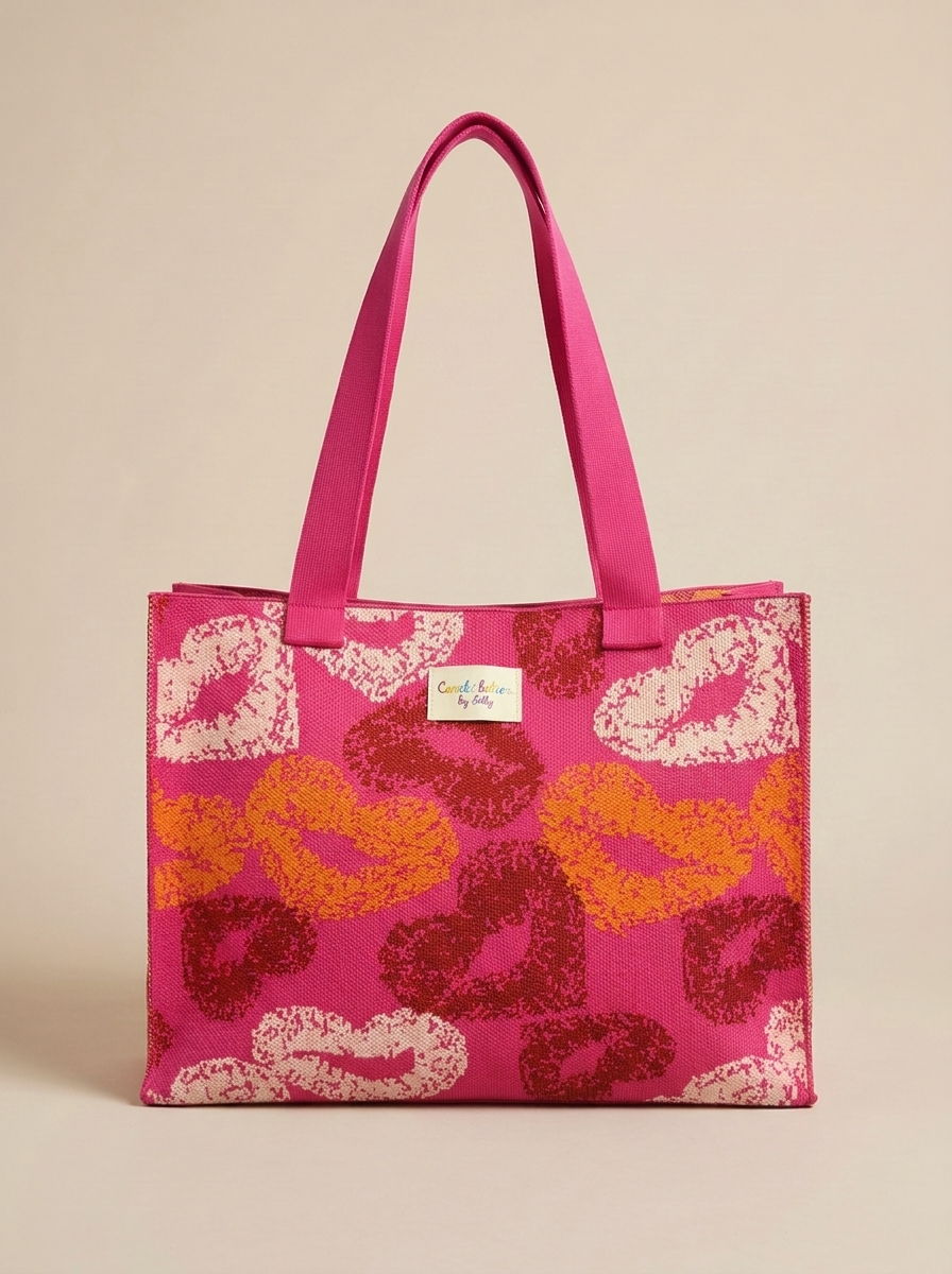“WINDSOR COLLECTION” Statement Shopper Tote ROYAL BLUE