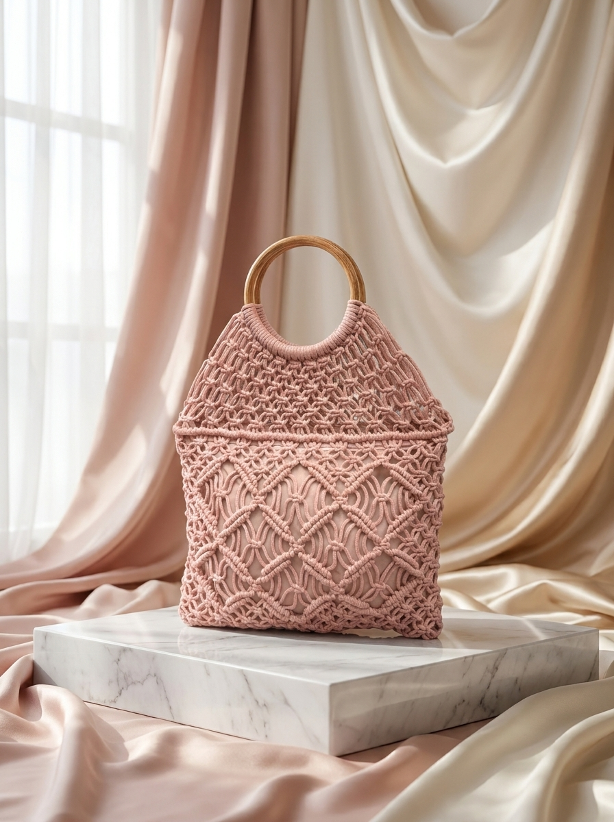“SORENTO COLLECTION” Woven Top-Handle Tote