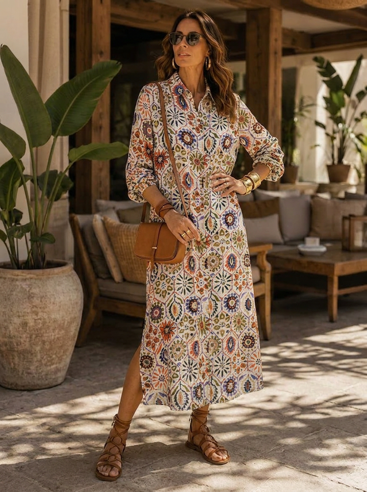 COASTAL MOROCCO COLLECTION - Longline Shirt / Dress purple
