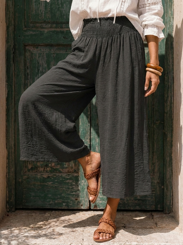 “ALLEGRA” Culottes slate grey

