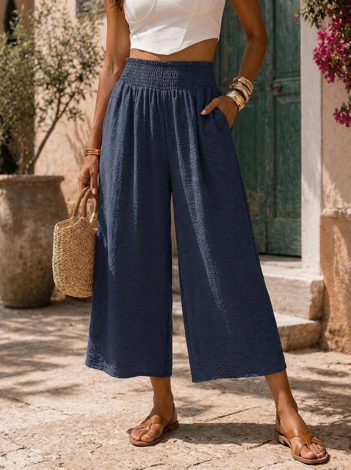 “ALLEGRA” Culottes navy