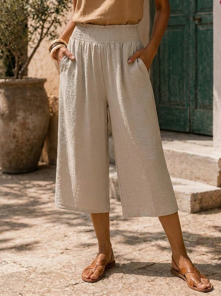 “ALLEGRA” Culottes mocha