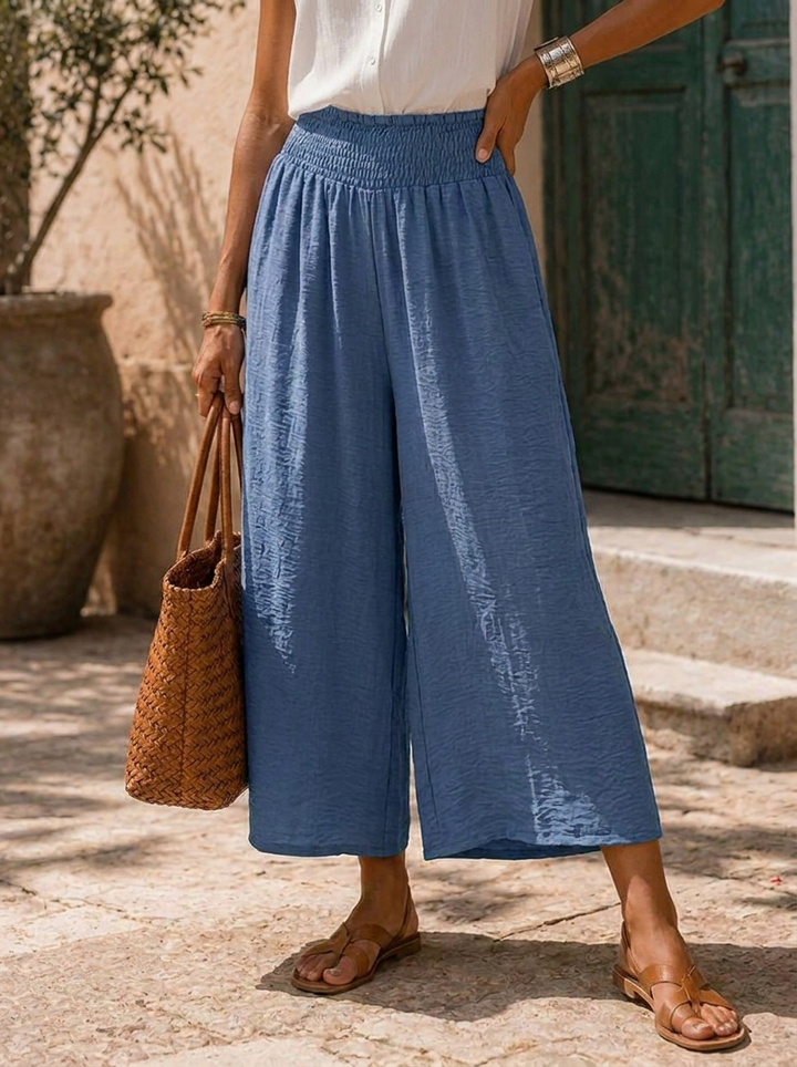“ALLEGRA” Culottes denim blue