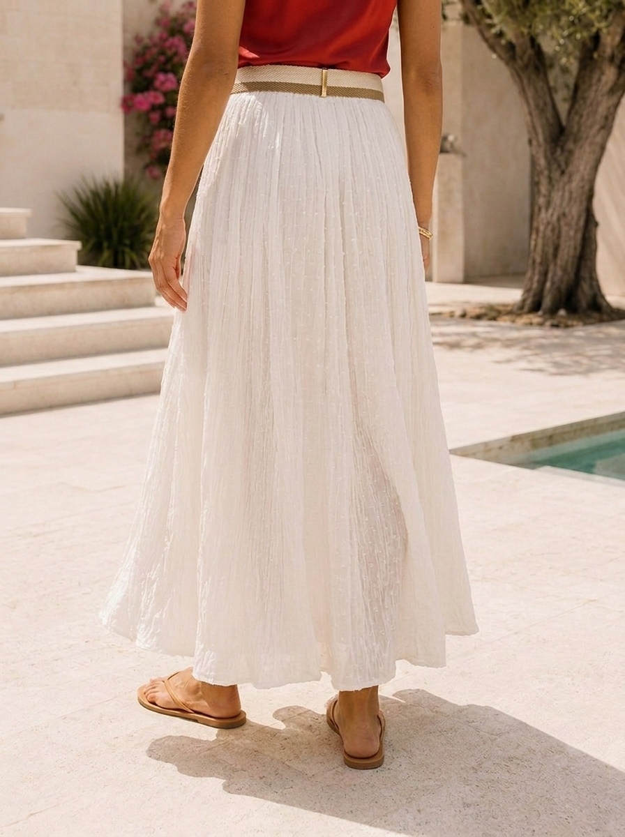 “HELEN” Lightweight Maxi Skirt