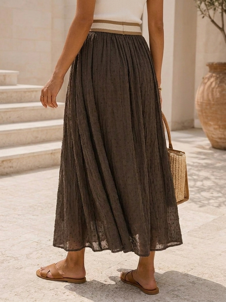 “HELEN” Lightweight Maxi Skirt