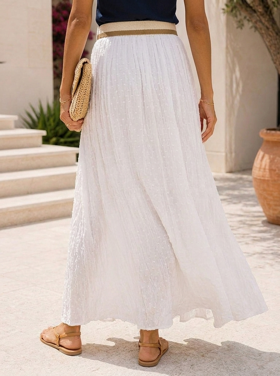 “HELEN” Lightweight Maxi Skirt