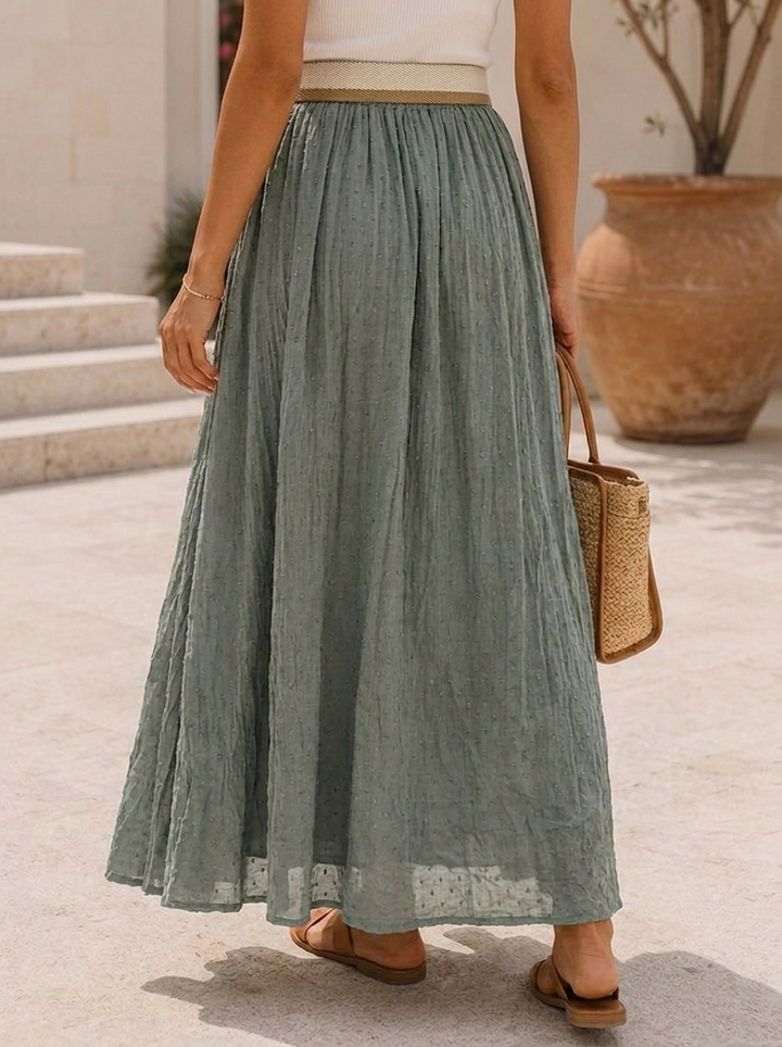 “HELEN” Lightweight Maxi Skirt