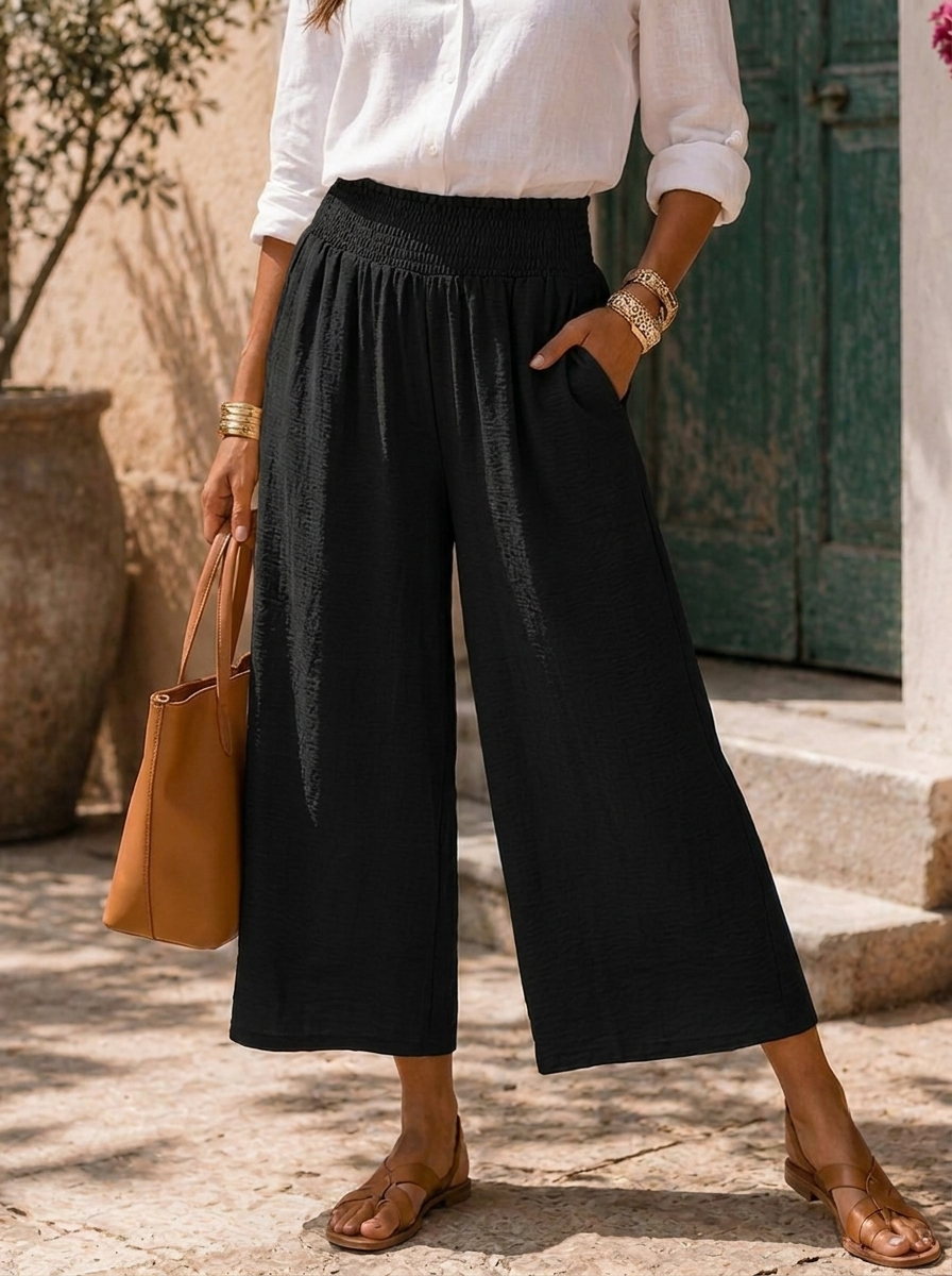 “ALLEGRA” Culottes black