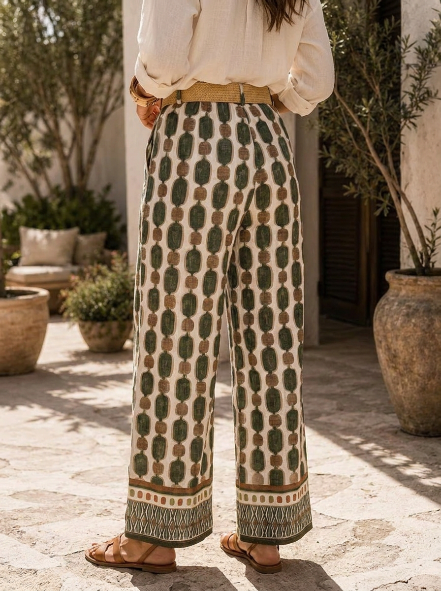 “SYDNEY” Resort Wide Leg Trousers