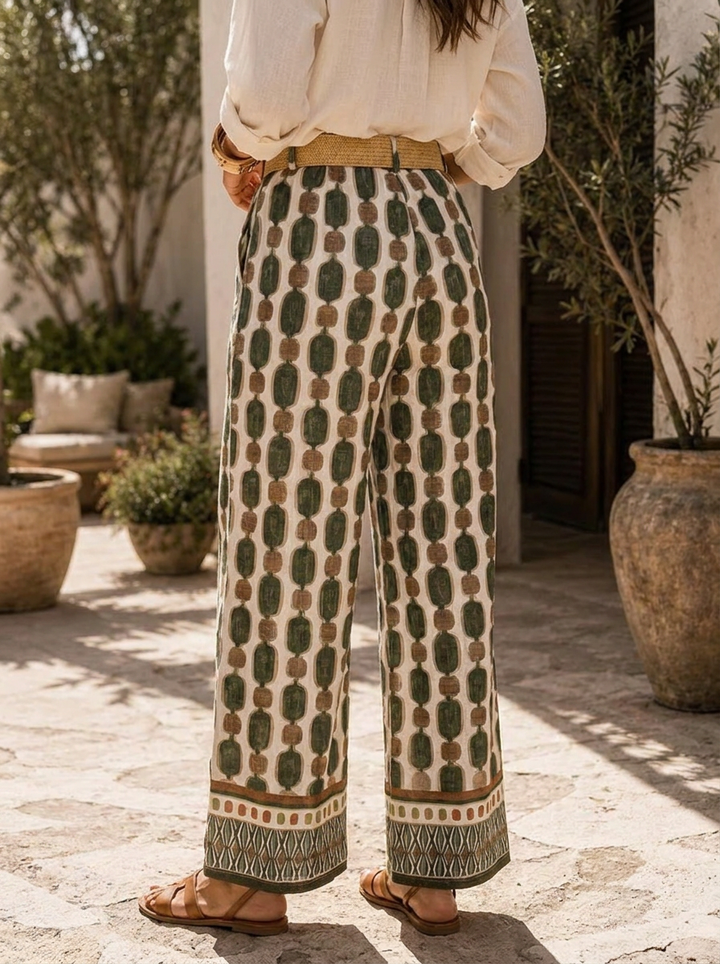 “SYDNEY” Resort Wide Leg Trousers