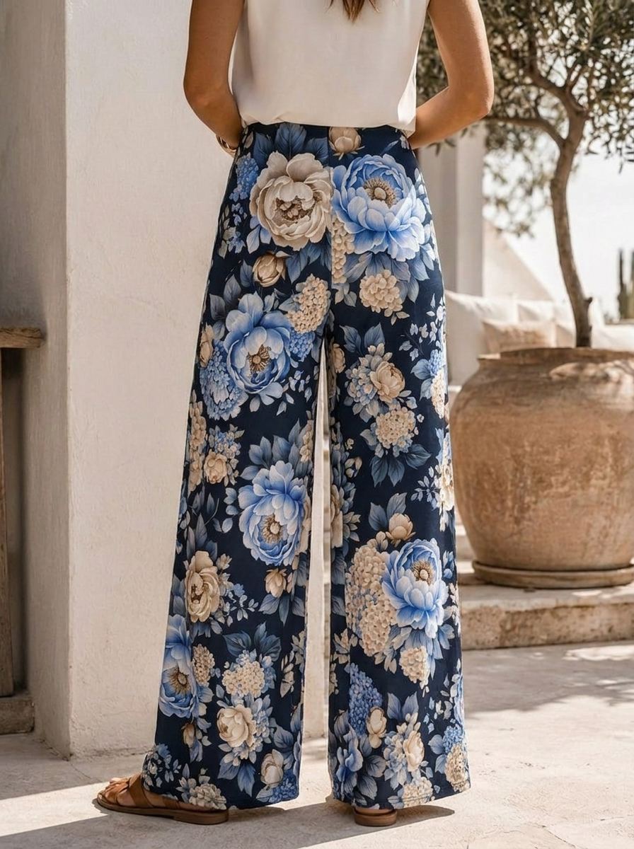 “SKYE” Palazzo Wide Leg Trousers