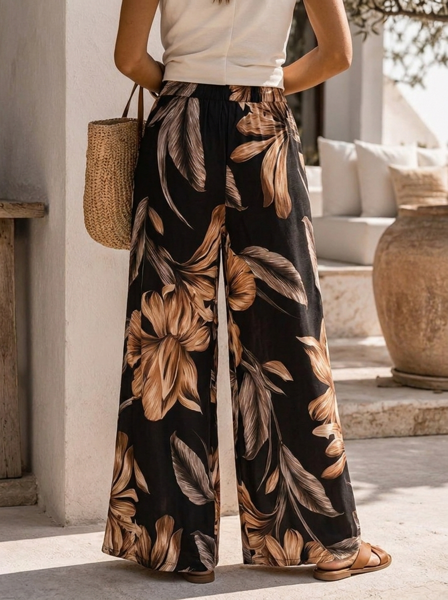 “SKYE” Palazzo Wide Leg Trousers