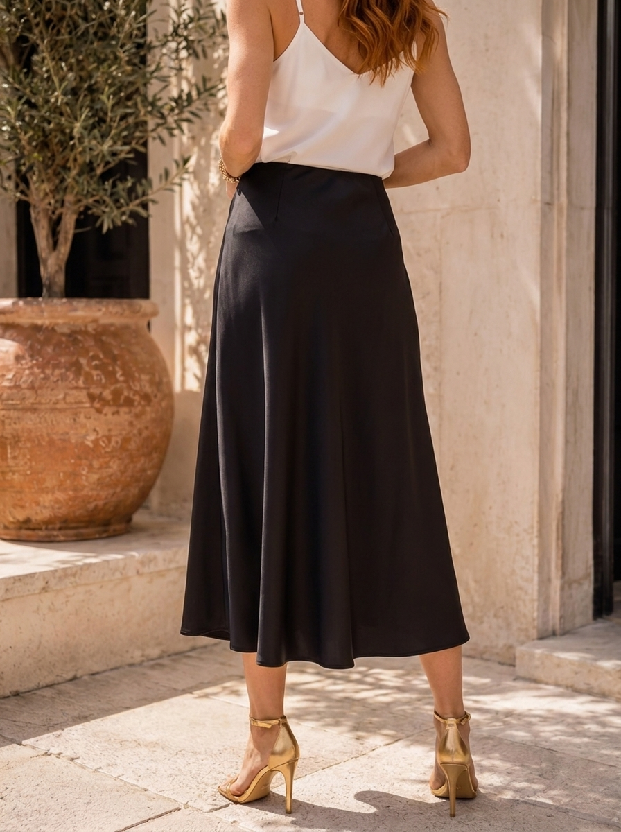 “MANDY” Satin Skirt