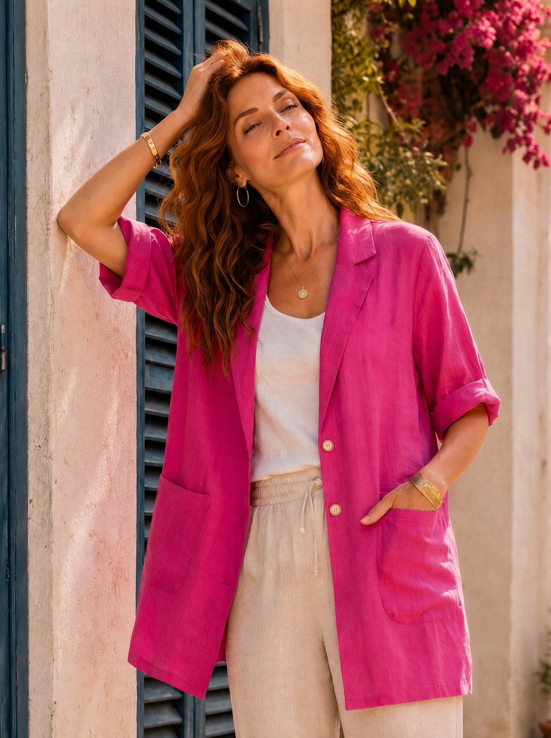 “VIOLET” Longline Relaxed Blazer