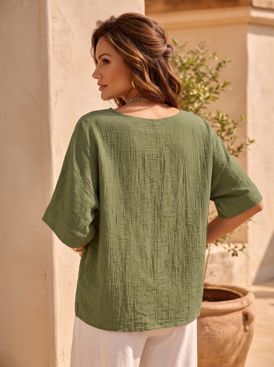 “MAYA” Textured Blouse