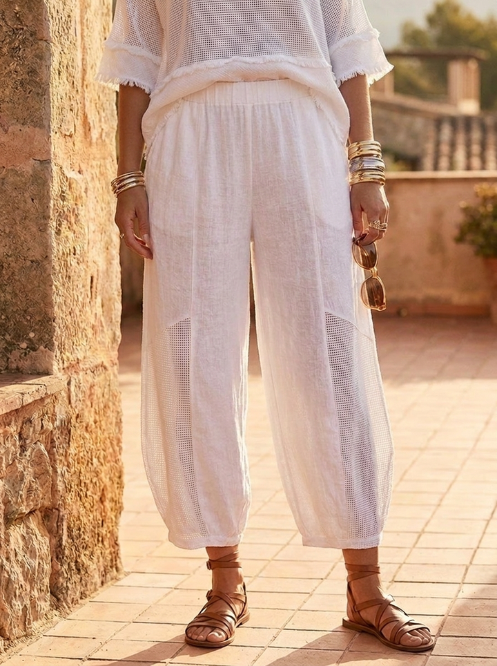 “ANNIE” Premium Cotton Barrell Trousers