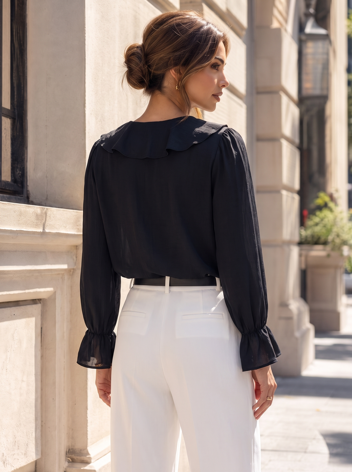“SARA” Ruffle Blouse