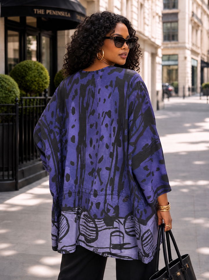 “MARIA” Animal Print Relaxed Jacket