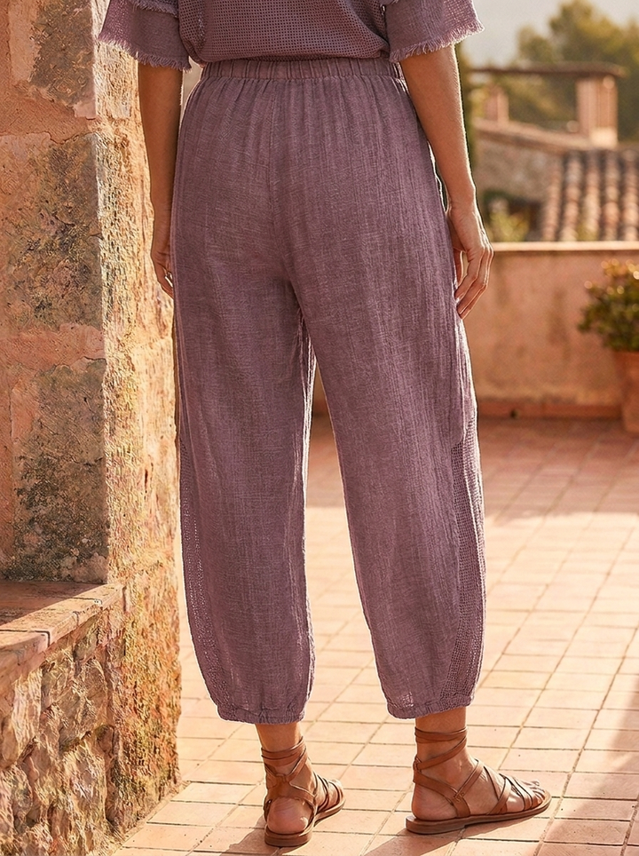 “ANNIE” Premium Cotton Barrell Trousers