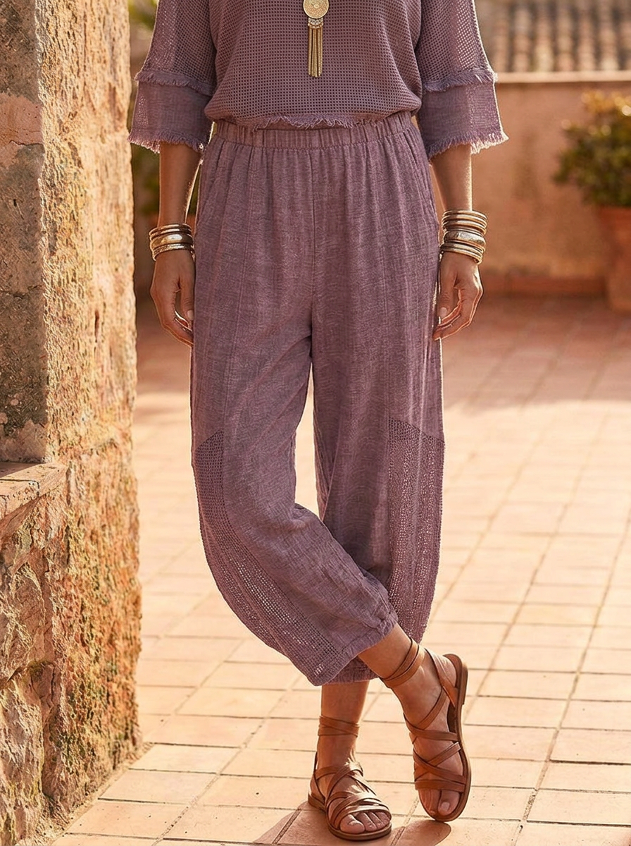 “ANNIE” Premium Cotton Barrell Trousers