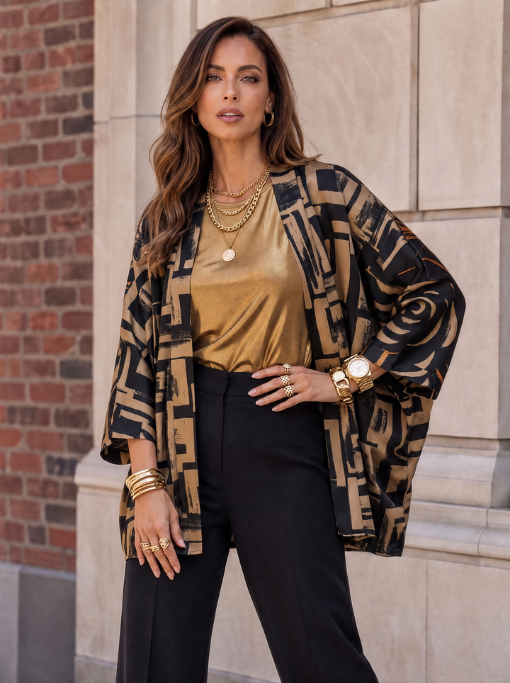 “WILLOW Collection” Light Overlay geo print