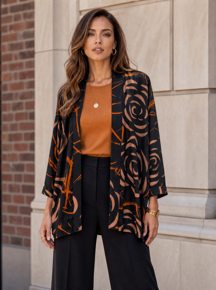 “WILLOW Collection” Light Overlay rose print
