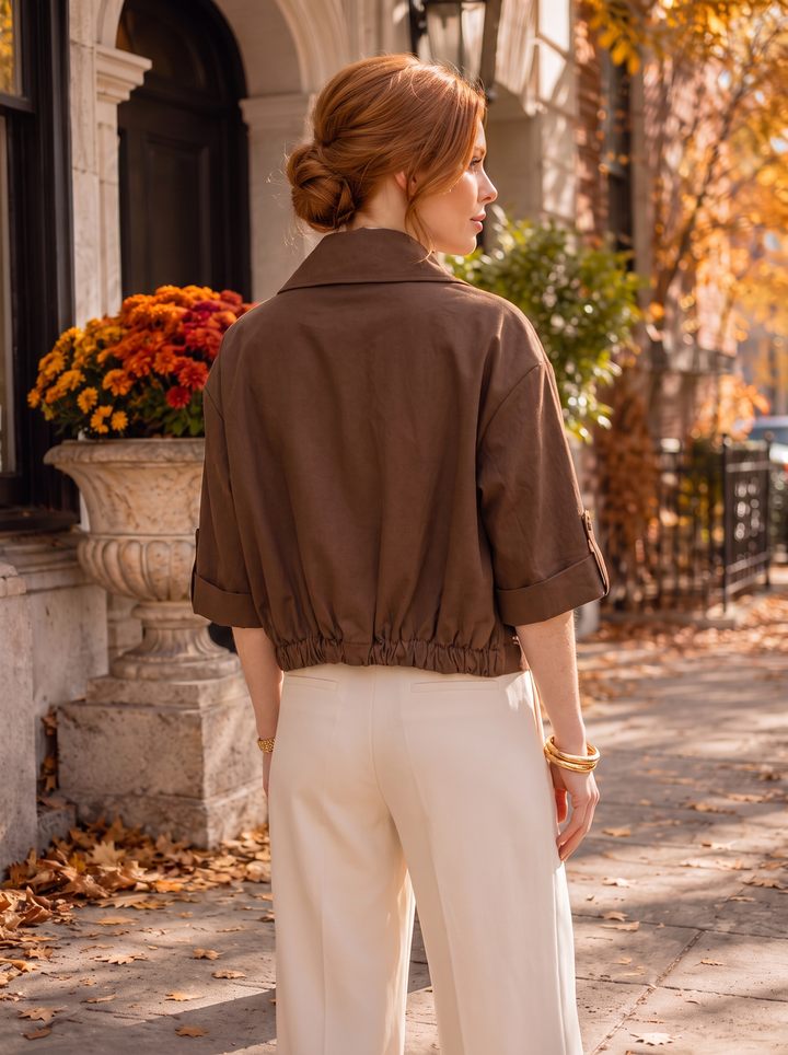 “NELLIE” Cropped Jacket