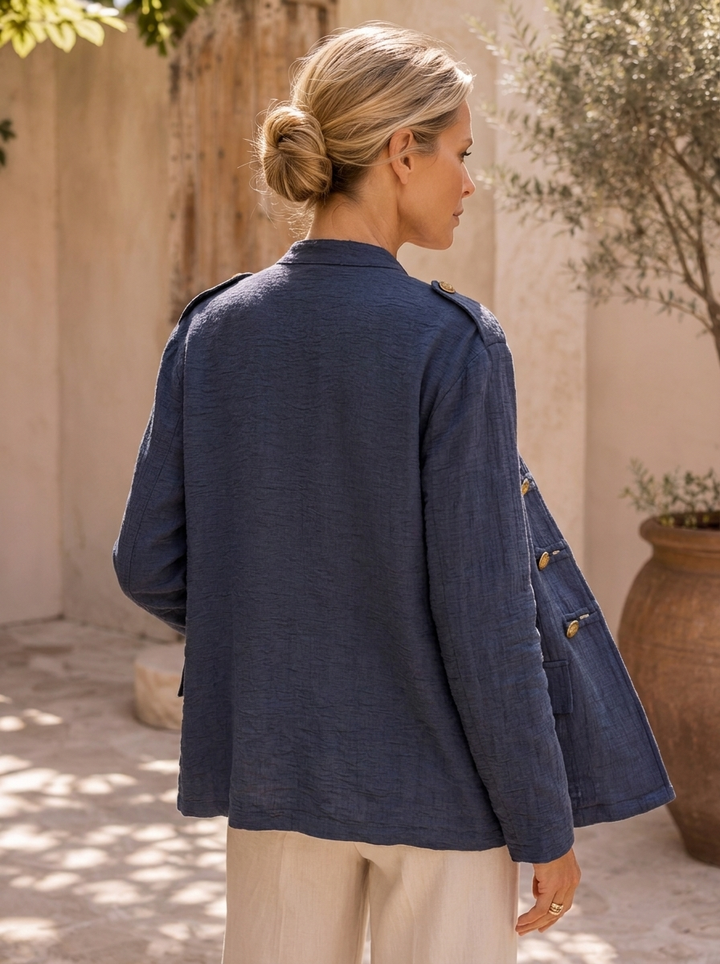 “NADIA” Military Jacket navy