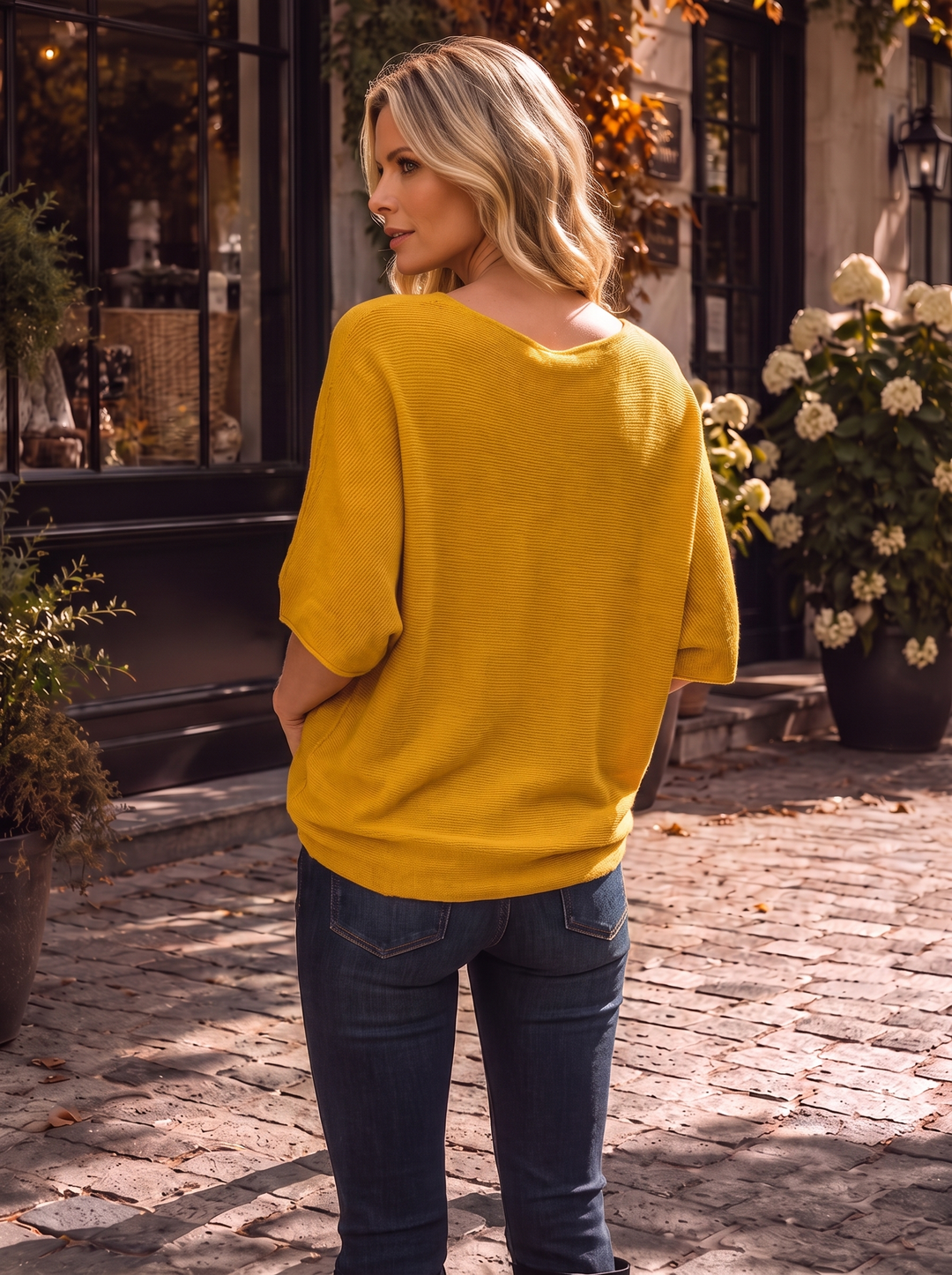 “RAYA” Soft Knit Jumper mustard