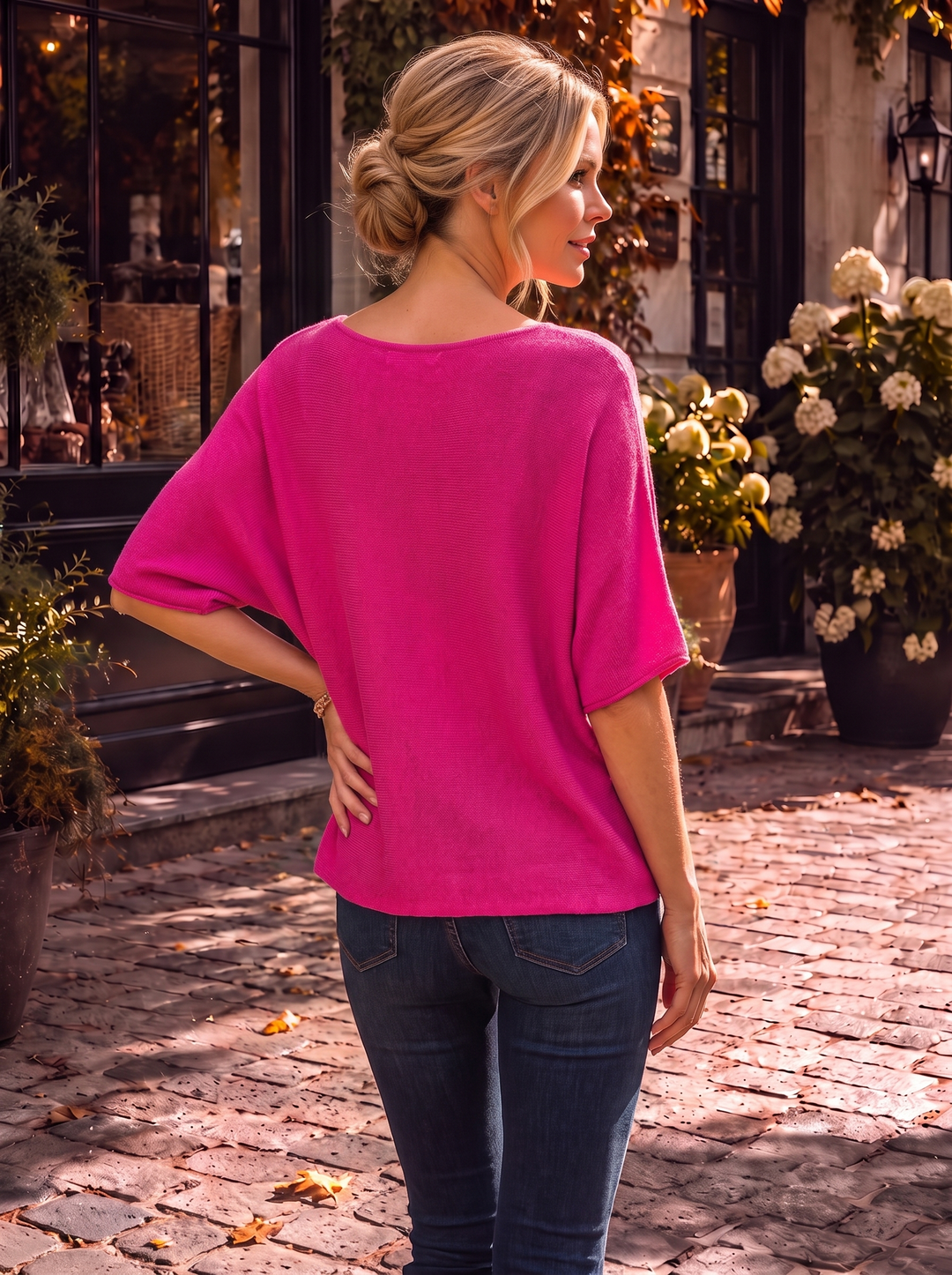 “RAYA” Soft Knit Jumper pink