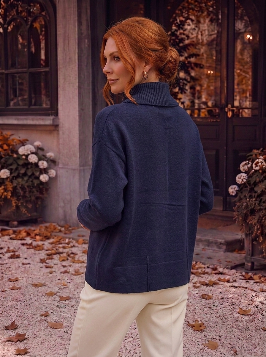 “RONNIE” Premium Zip-Through Knit Jacket/Cardigan