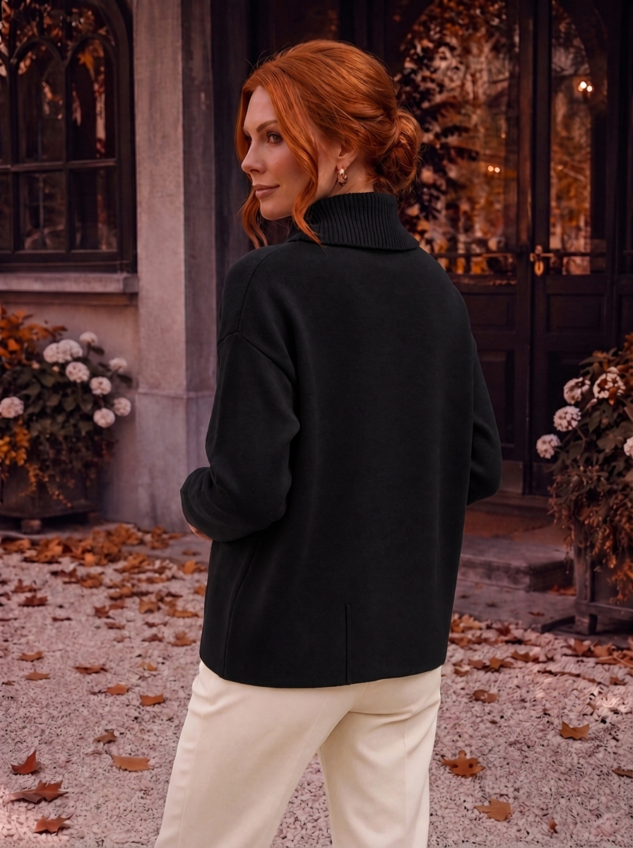 “RONNIE” Premium Zip-Through Knit Jacket/Cardigan