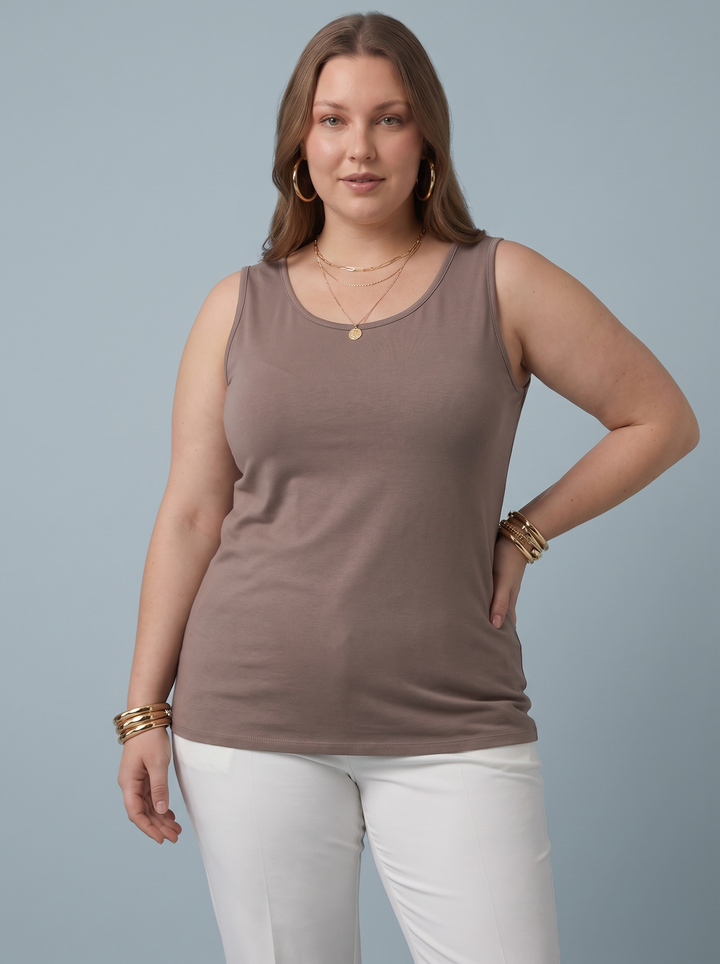 The Essential RILEY "Magic" Vest  - Relaxed Fit mocha