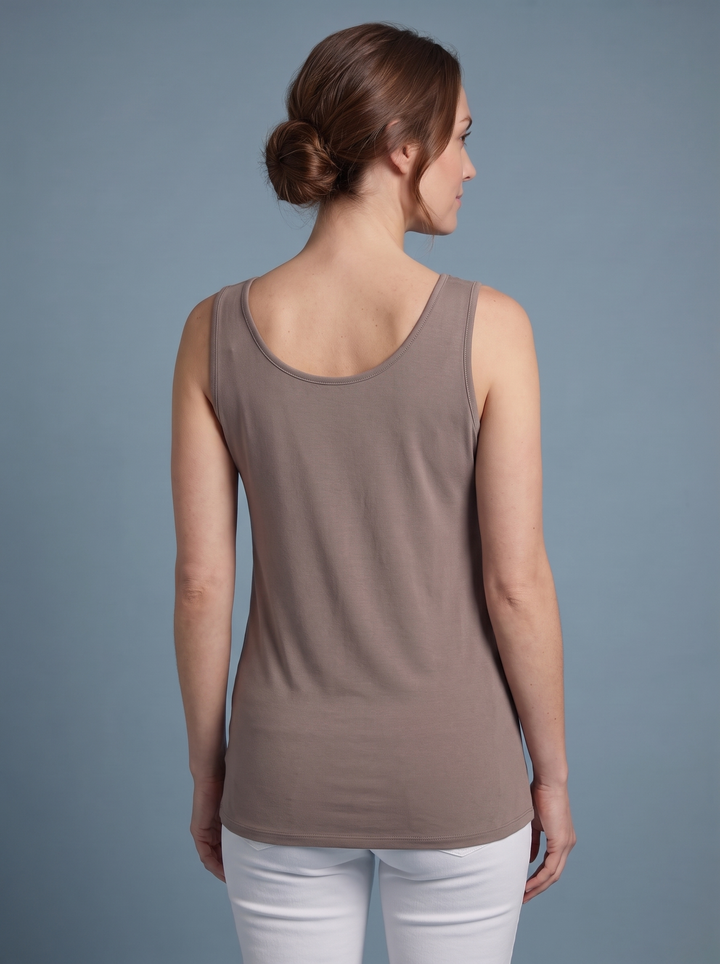 The Essential RILEY "Magic" Vest  - Relaxed Fit mocha