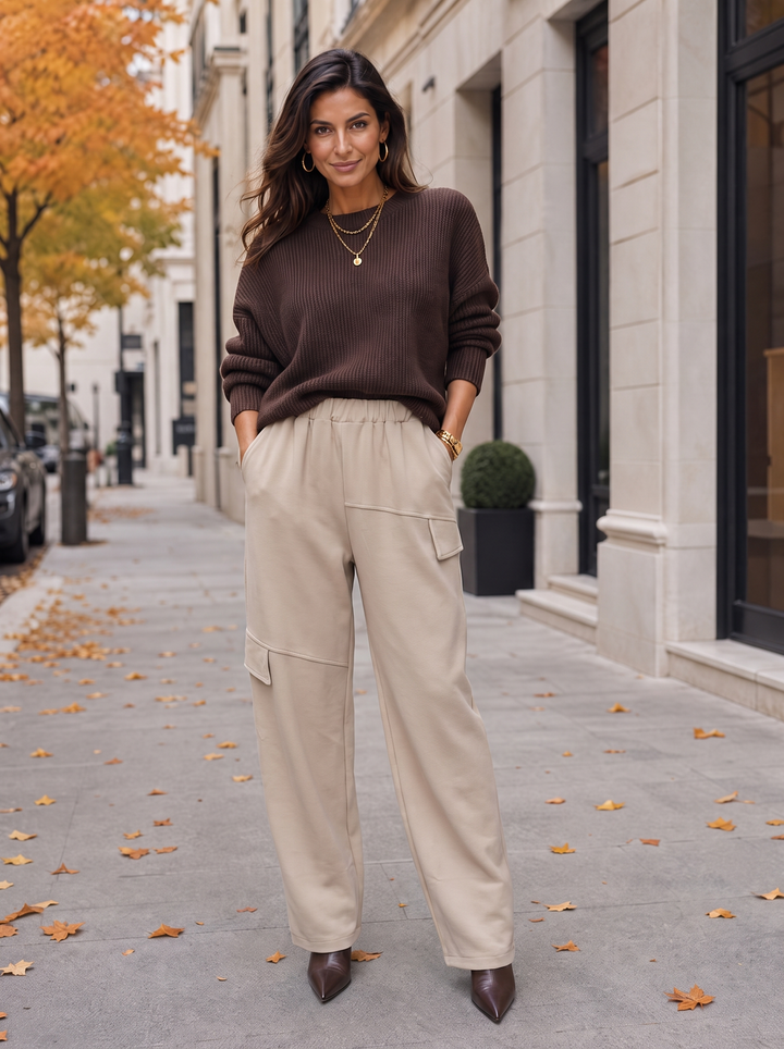 “KENZIE Collection” Cargo Barrel Trousers