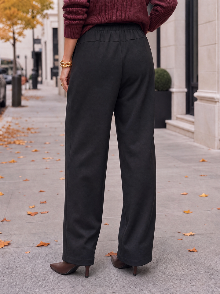 “KENZIE Collection” Cargo Barrel Trousers black