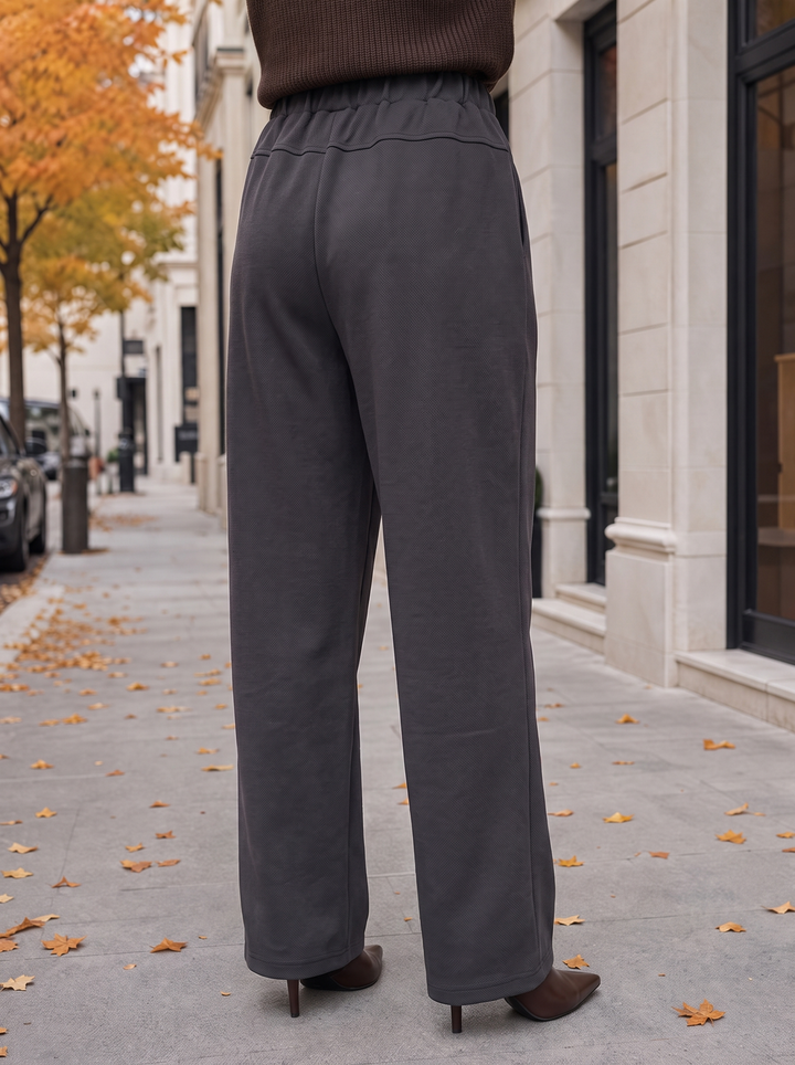 “KENZIE Collection” Cargo Barrel Trousers slate grey