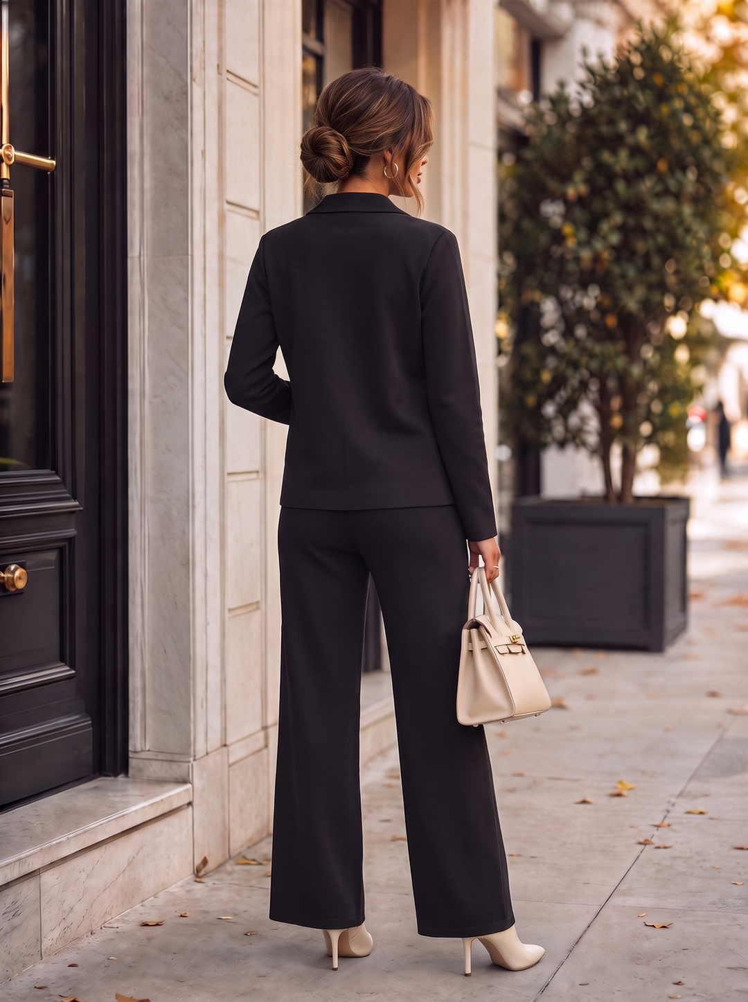 “FREYA” Emroidered Blazer & Wide Leg Trouser Co-Ord