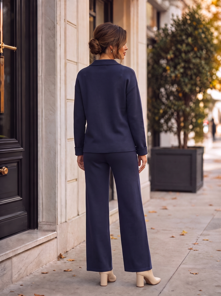 “FREYA” Emroidered Blazer & Wide Leg Trouser Co-Ord