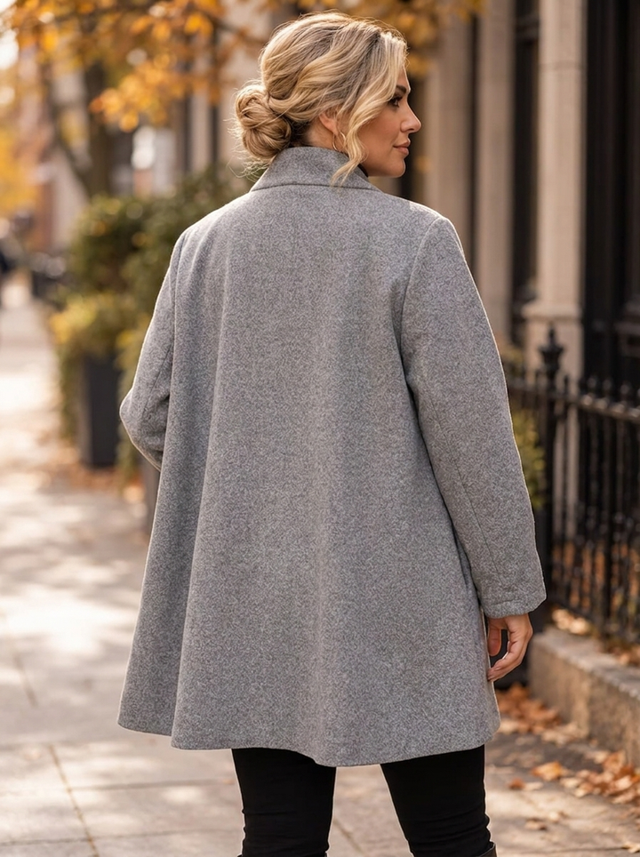 “CARLA” Premium Abstract Longline Coat