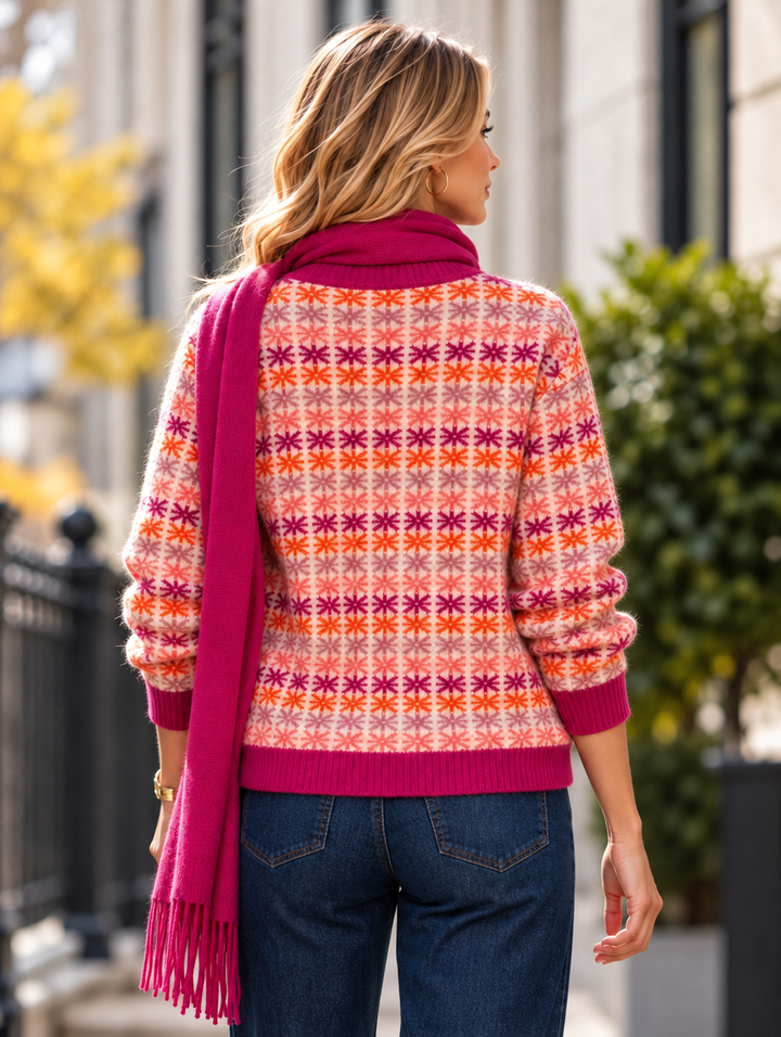 “NATASHA” Starburst Print Premium Cardigan