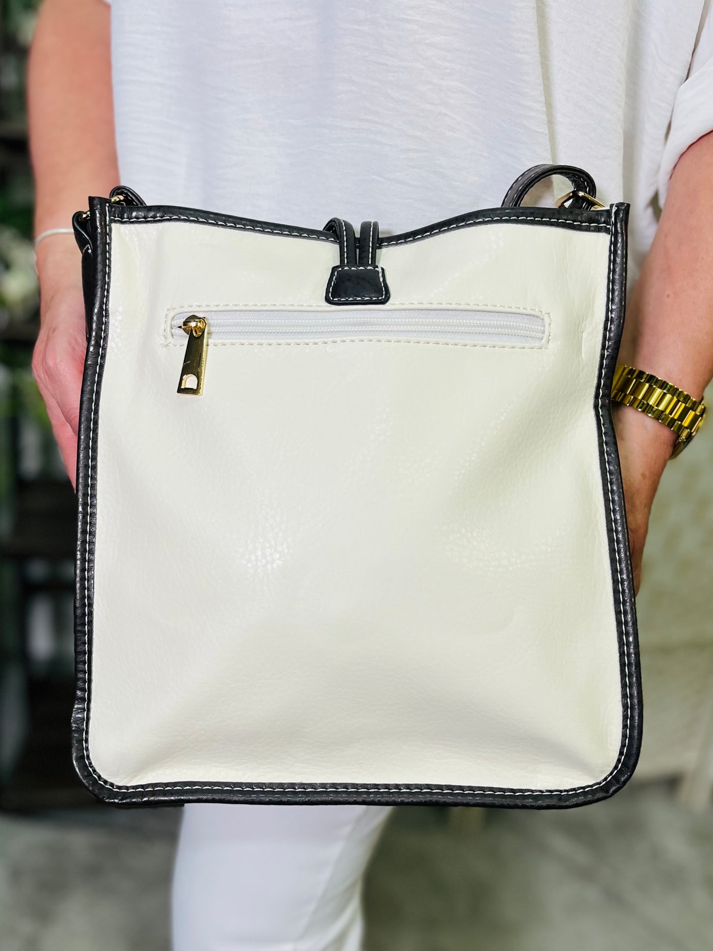 Crossbody Handbag-White