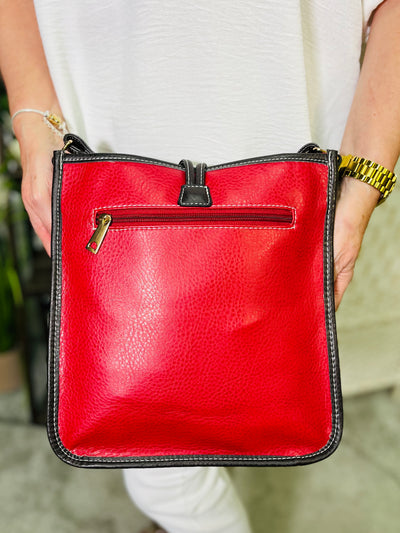 Crossbody Handbag-Red