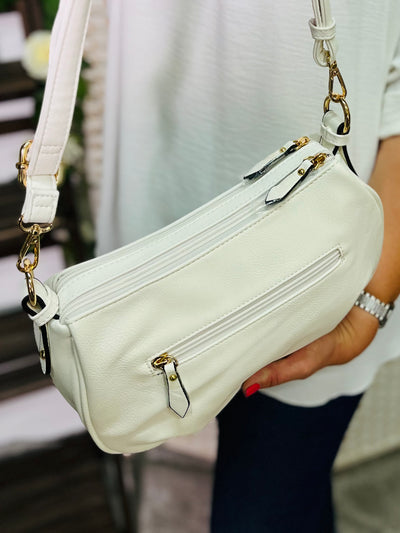 Shoulder Handbag-White